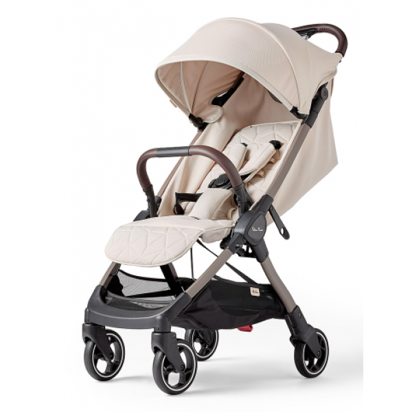 Silver Cross Clic 2 嬰兒車 (杏色) - 6.5公斤超輕量、單手摺疊、城市出行首選